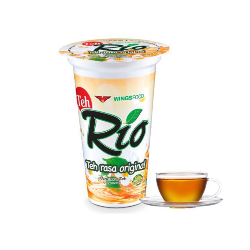 

Teh Rio wingsfood teh cup ecer dan dus (grosir)