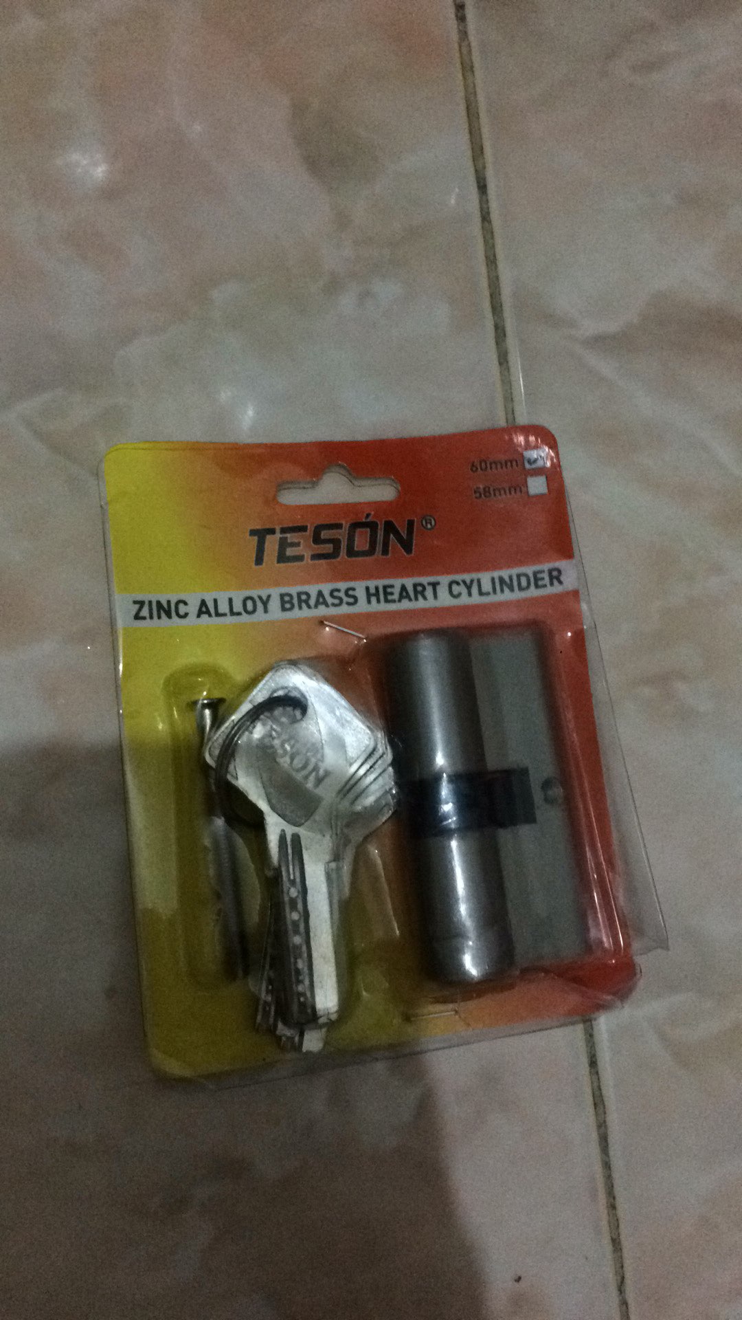 Silinder Kunci Pintu Komputer Set Kuningan - Cylinder Door Lock Computer Key