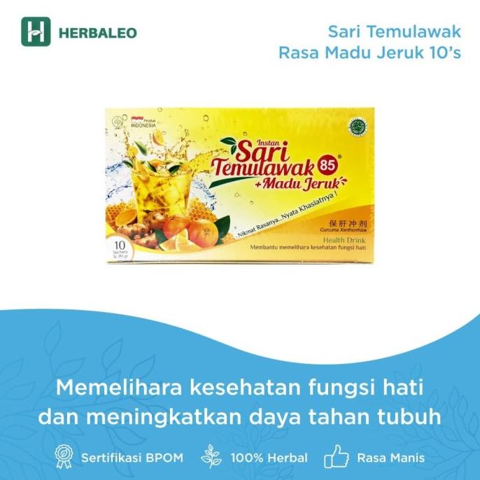 

TERBAIK SARI TEMULAWAK MADU JERUK DELI85 10'S STOK TERBATAS