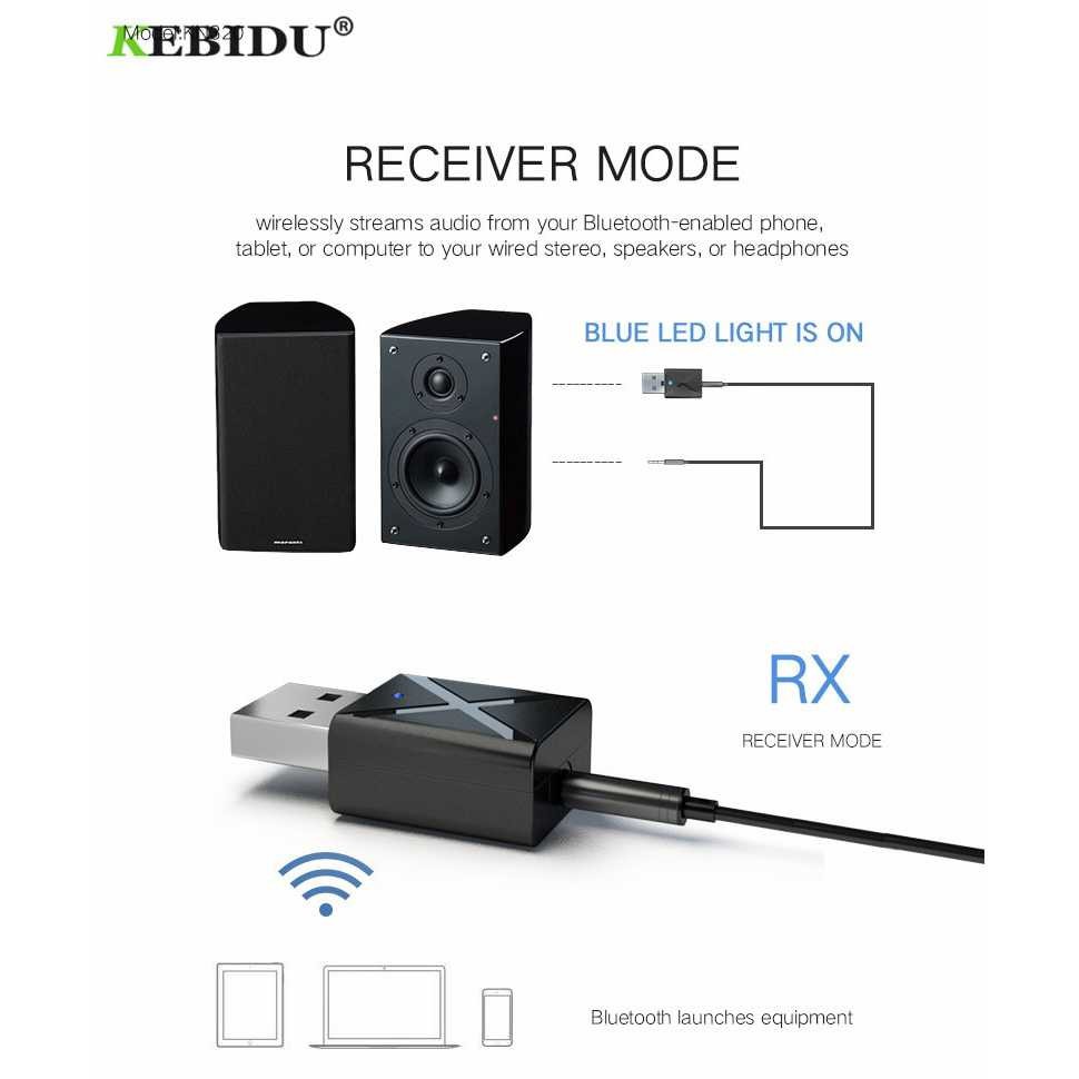 USB Bluetooth Audio Transmitter&amp;Receiver Mini Bluetooth usb Audio Praktis Multifungsi Murah