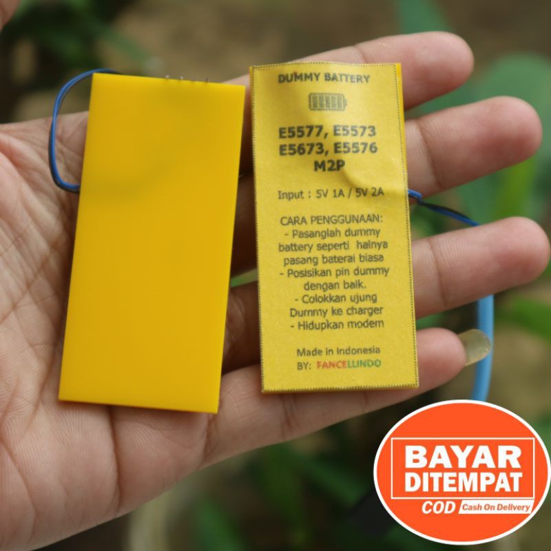 Dummy baterai e5577,e5573,e5673,e5576, m2p fake baterai