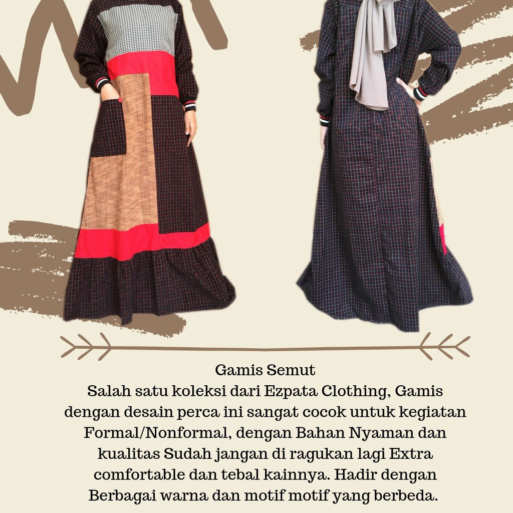 Gamis Model Terbaru Perca Hits Ootd 2019 Best Quality