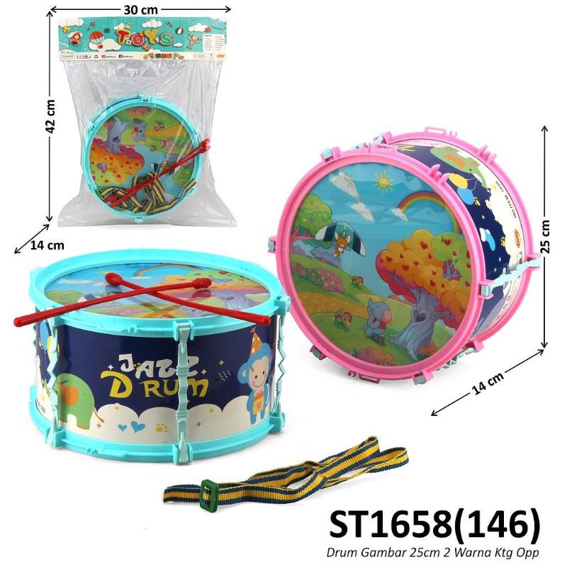 Mainan Edukasi Alat Musik Drumband Anak ST1658