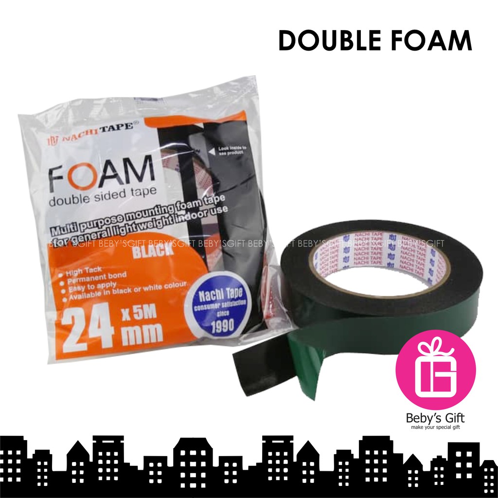 

Double Tape Foam Nachi Solatip Lakban Bolak-balik