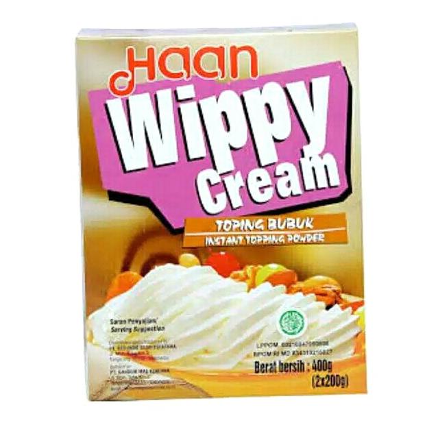 

(BISA COD) Wippy cream haan 400gr
