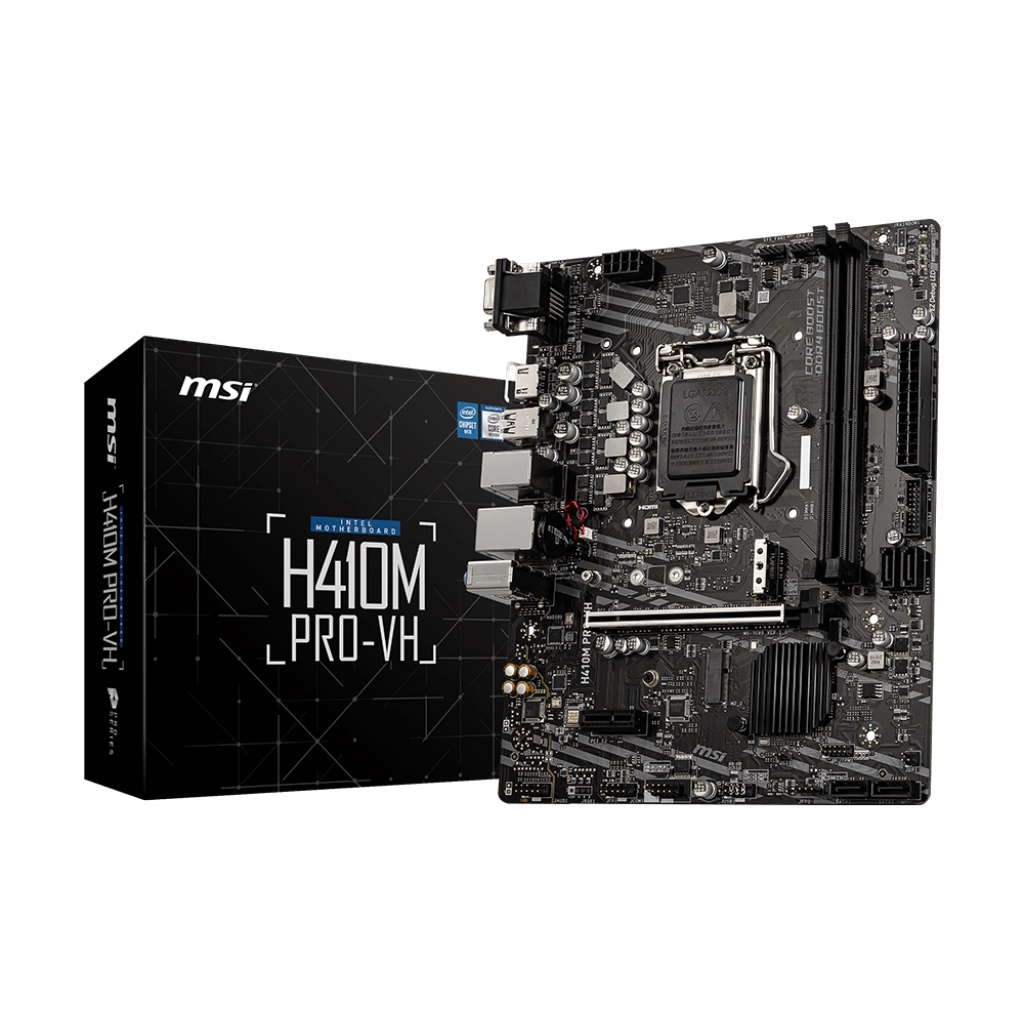 MSI MOTHERBOARD H410M-PRO VH DDR4 Intel H410 LGA 1200 Mirco-ATX