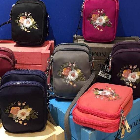 Z33D New tas bobo selempang bahan kanvas import terbaru