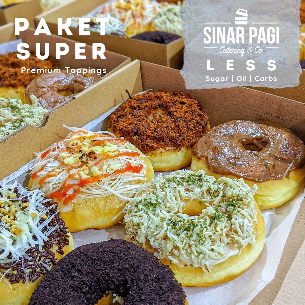 

Donat Premium Sinar Pagi 1 Pcs (Paket Super Flavour) Less Sugar