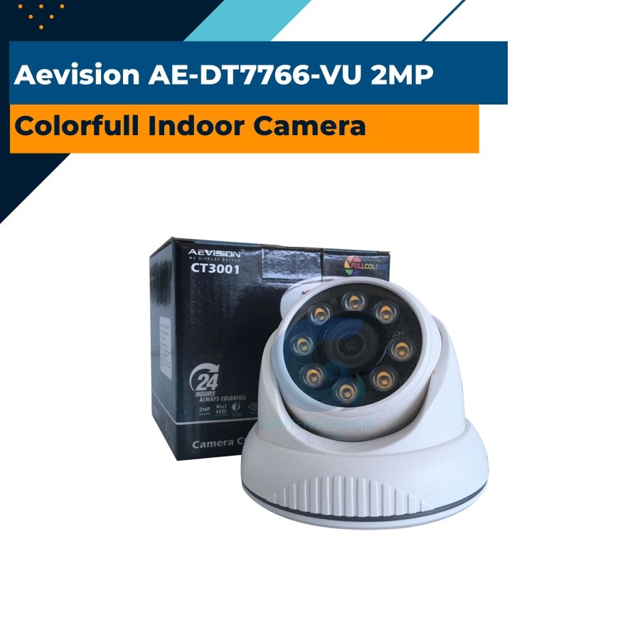 Kamera CCTV Indoor Colorfull 2MP Aevision CT3001 AE DT7766 VU