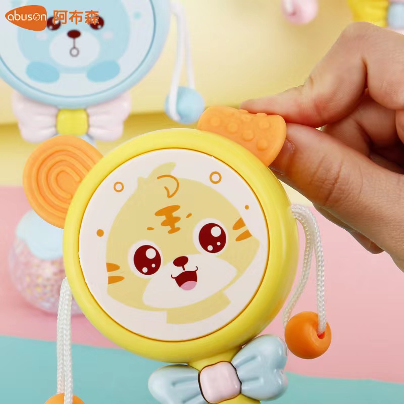 MAINAN ANAK GENGGAM MUSIK RATTLE STICK TEETHER - MAINAN ANAK MUSIK DAN LAMPU - BD