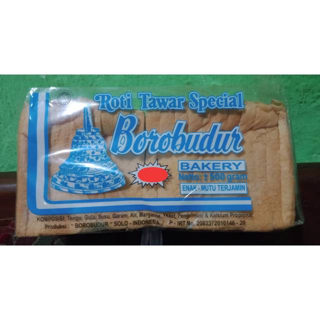 

Roti tawar borobudur