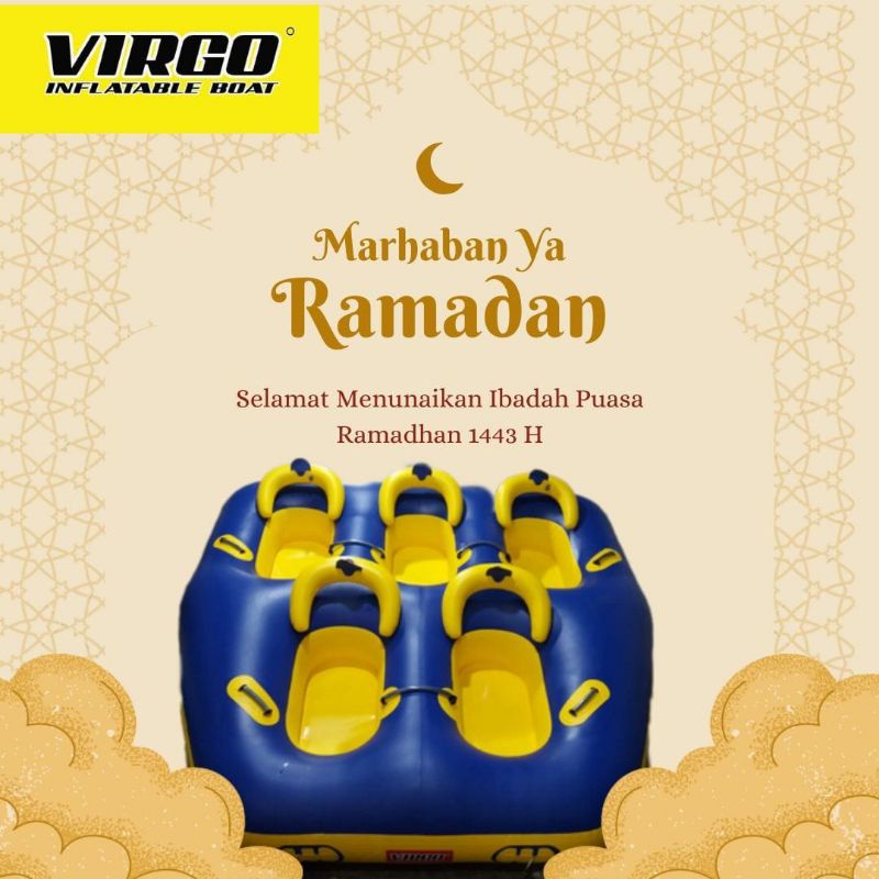 Perahu banana boat dan donat boat promo ramadhan