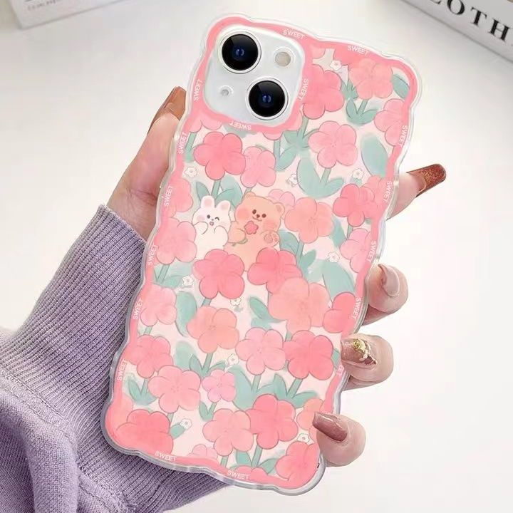 Soft Case Hp Gambar Kartun Kelinci Untuk Iphone 13pro / Max / 12 / 11 / XS / XR / X / 8 / 7 / 6 / 6s / Plus / Se202020