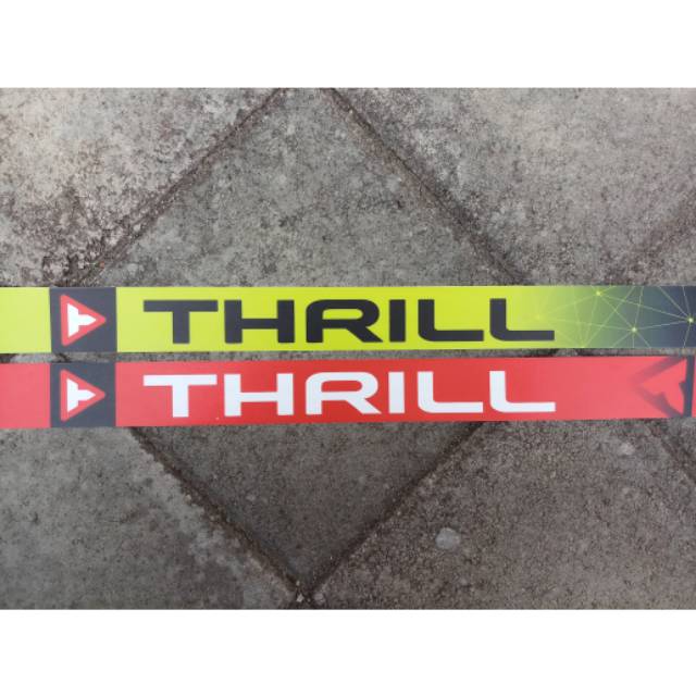 Decal sticker frame bawah, sepeda MTB Thrill vanquish richocet -DOFF