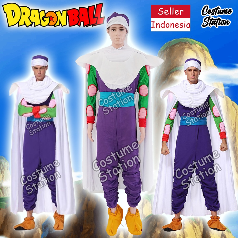 Kostum Piccolo Dragon Ball / Costume King Pikkoro Ma Junior Dewasa