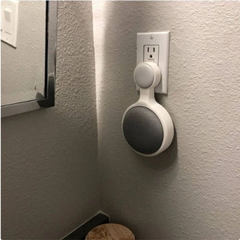 Google Home Mini nest holder, plug hanger , mount bracket  wall mount holder