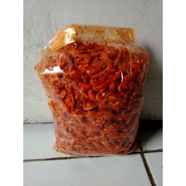 

krupuk ikan Bantat extra pedas aroma daun jeruk