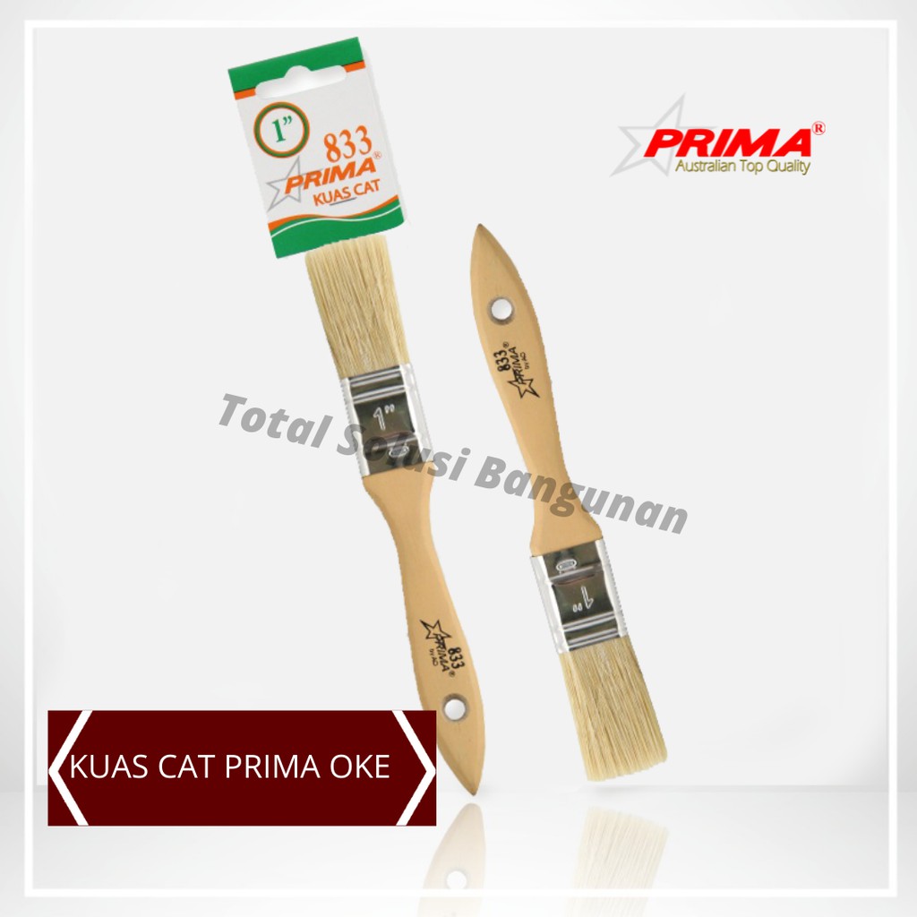 

Prima Classic 833 Kuas Cat / Kwas Paint Brush / Koas Cat Bulu Putih