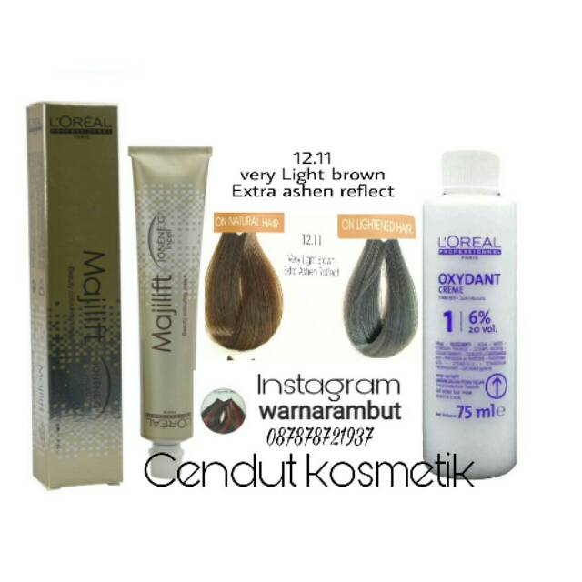  Loreal  Majilift 12 11 pewarna  rambut  hair color 