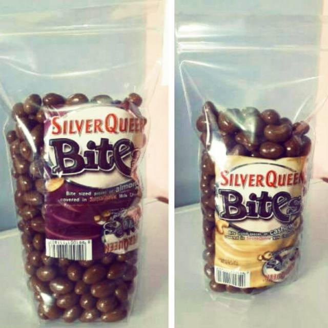 

Silverqueen bites almond dan mede 500 gr