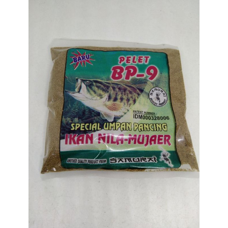 Umpan Pelet BP-9 ikan nila mujair