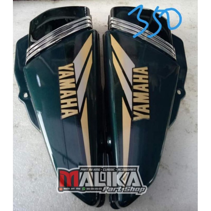 COVER BOX AKI BOX ACCU TEMPONG KEMPONGAN YAMAHA RX KING RX-KING 135 HIJAU BOTOL 2002