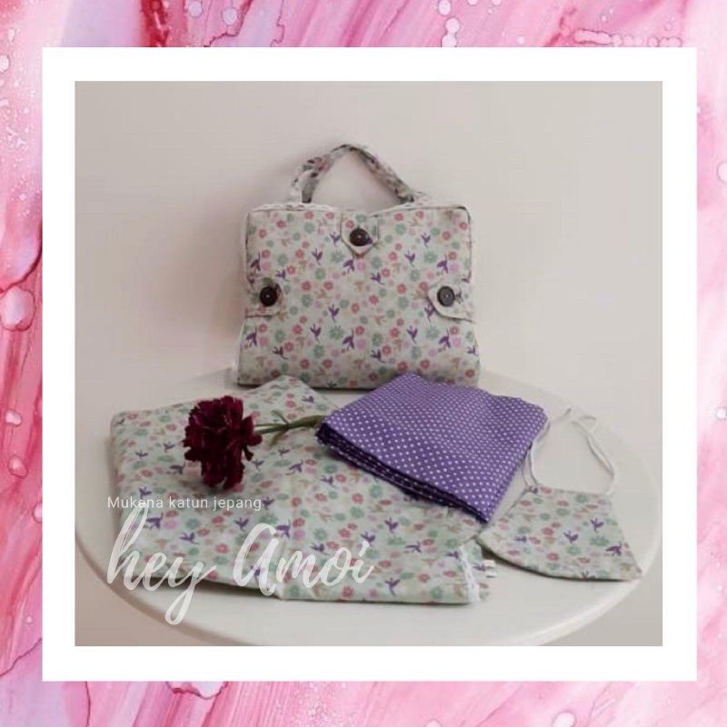 Mukena Katun Jepang/Mukena Premium