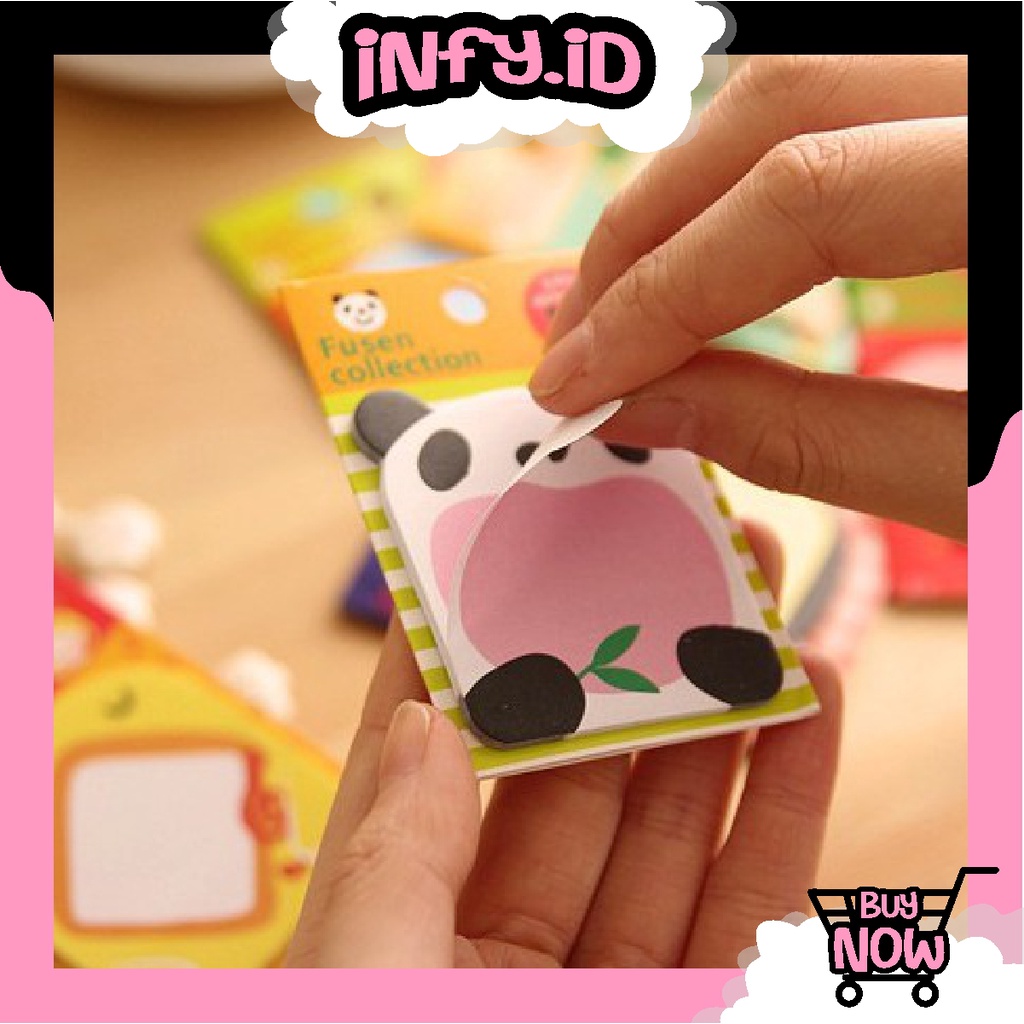 

INFY - Sticky Notes Animal / Tempelan Kertas Catatan Memo Note Karakter Animal Lucu Unik R457