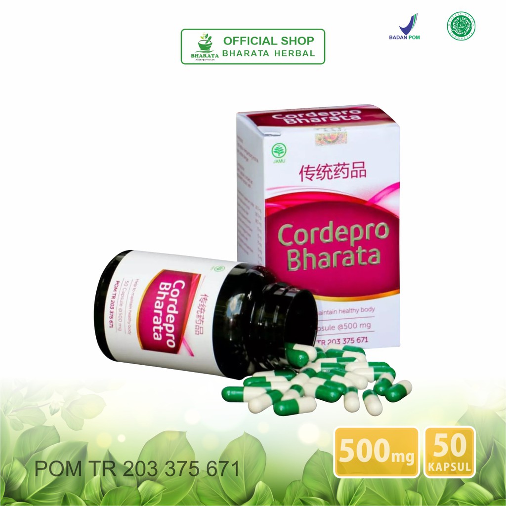 Cordepro Bharata Obat Herbal 1001 Manfaat Garansi 1000% Produk Original-1