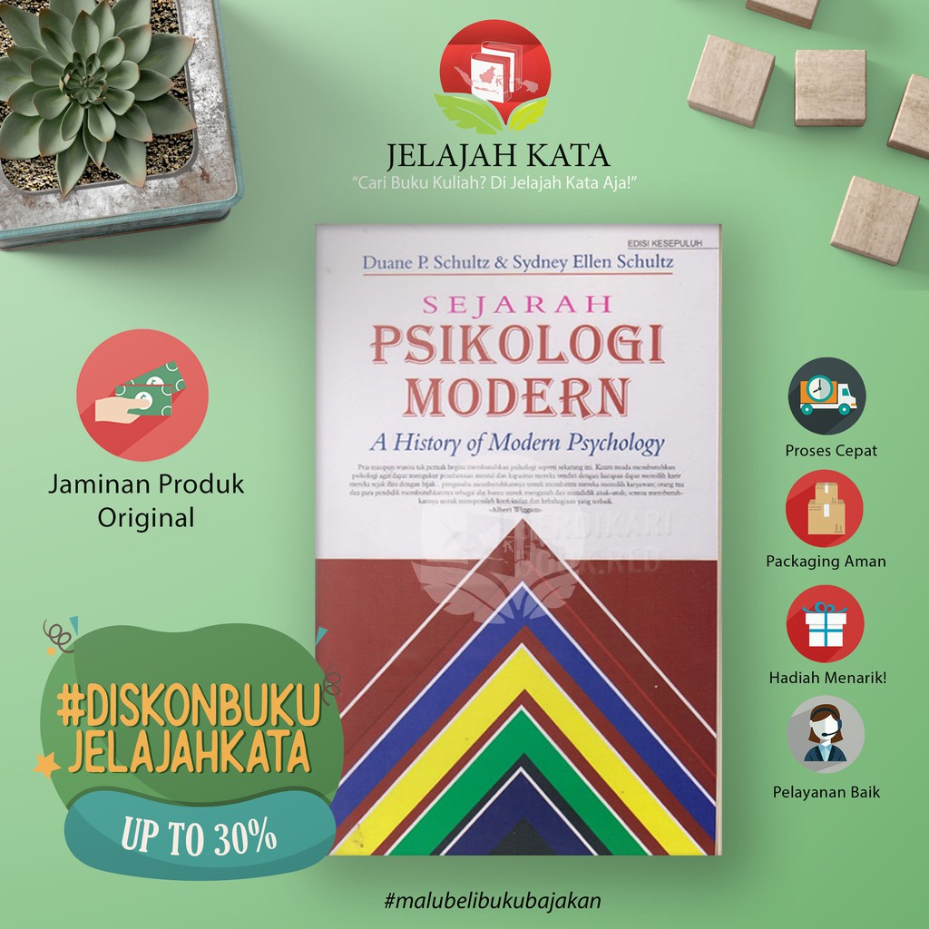 Buku SEJARAH PSIKOLOGI MODERN : A History Of Modern Psychology -  NUSAMEDIA