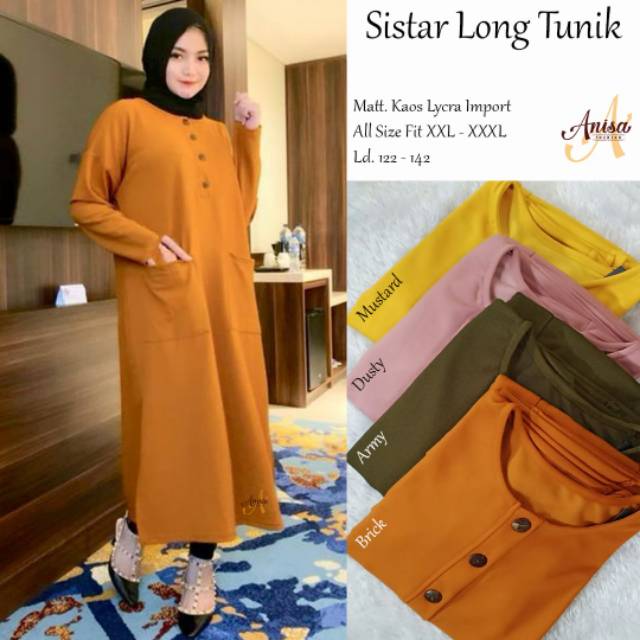 SISTAR LONG TUNIK BY ANISA