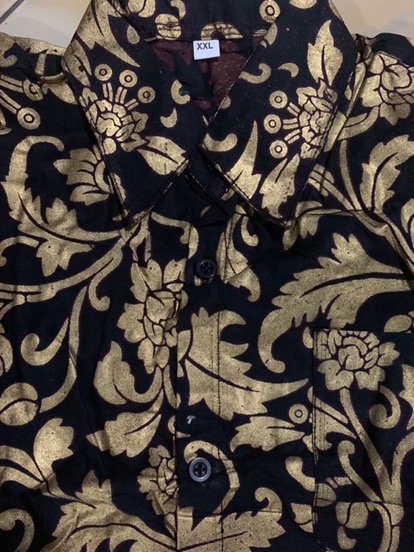 Batik Couple Keluarga Sania Ruffle Ori Ndoro Jowi Dnt Motif Bakung