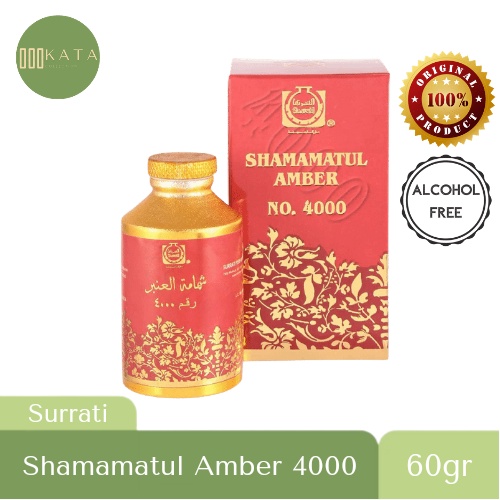 Surrati Shamamatul Ambar / Anbar no. 4000 60gr | Parfum arab bibit non alkohol original arab saudi