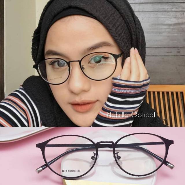 Frame kacamata 9614 ,(Frame+Lensa) , Kacamata Antiradiasi
