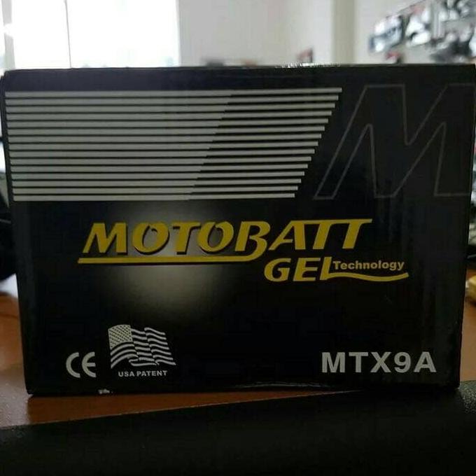 Aki motor Suzuki Bandit 600 Motobatt MTX9A aki kering/aki gel langgengb4 Murah