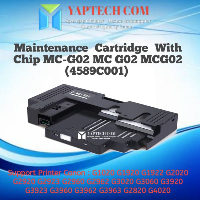 Maintenance Cartridge With Chip MC-G02 Printer Maintenance Canon G2020 Maintenance MC-G02  G4020
