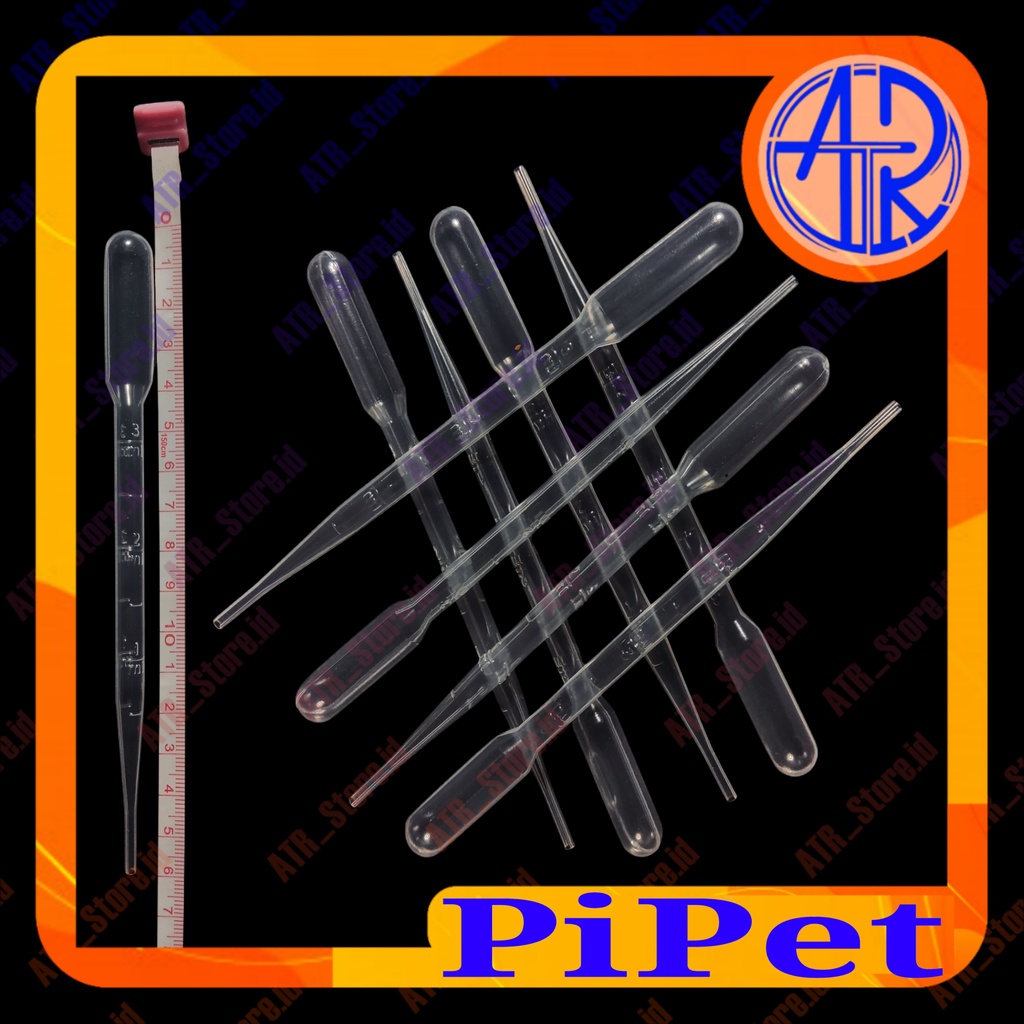 Pipet 3ml | Pipet Tetes | - Perlengkapan