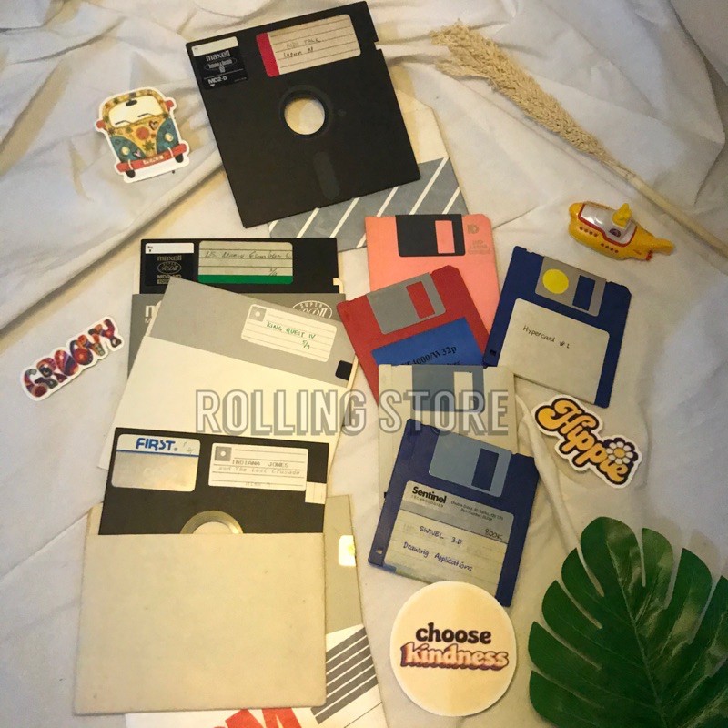 Disket Floppy Disk Diskette Retro