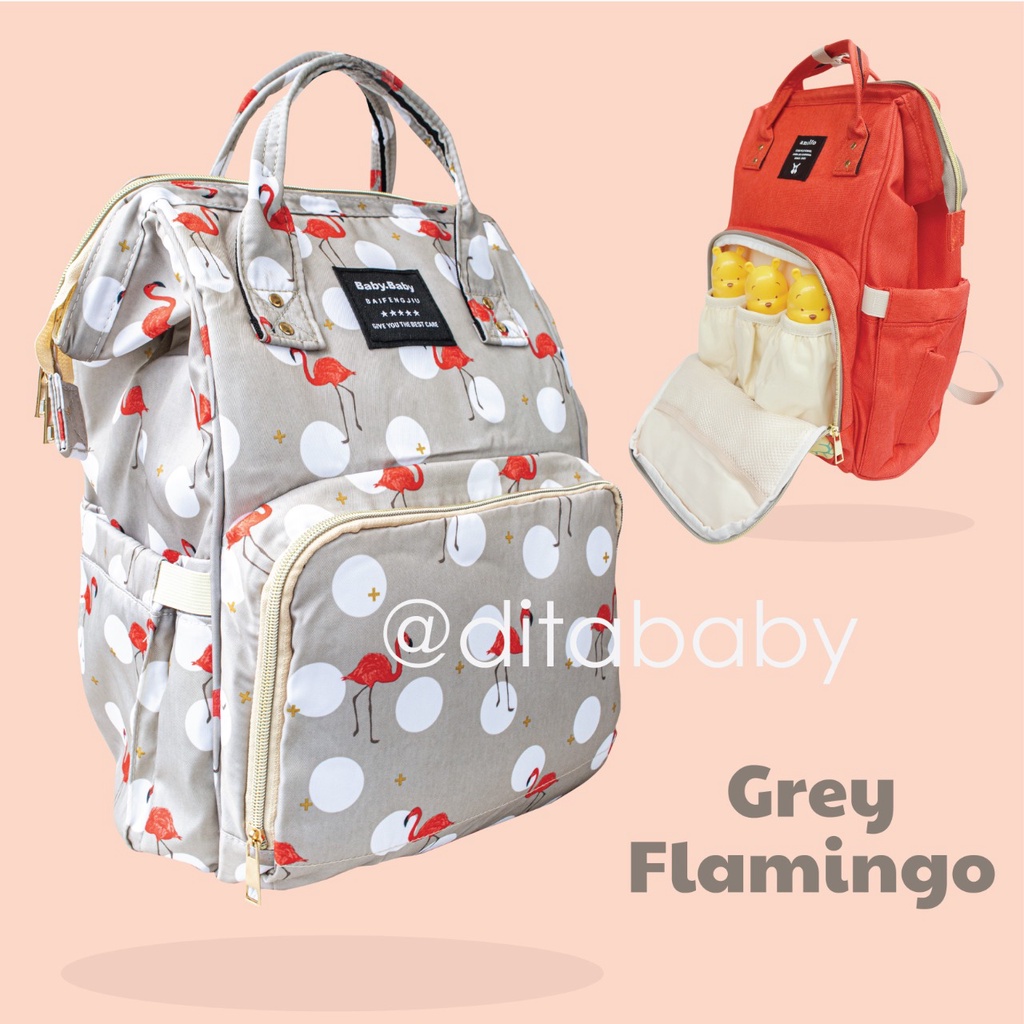 diaper bag TAS RANSEL DIAPERS Tas Kasur Bayi Diaper Bag Multifungsi Anello CANVAS ANTI AIR