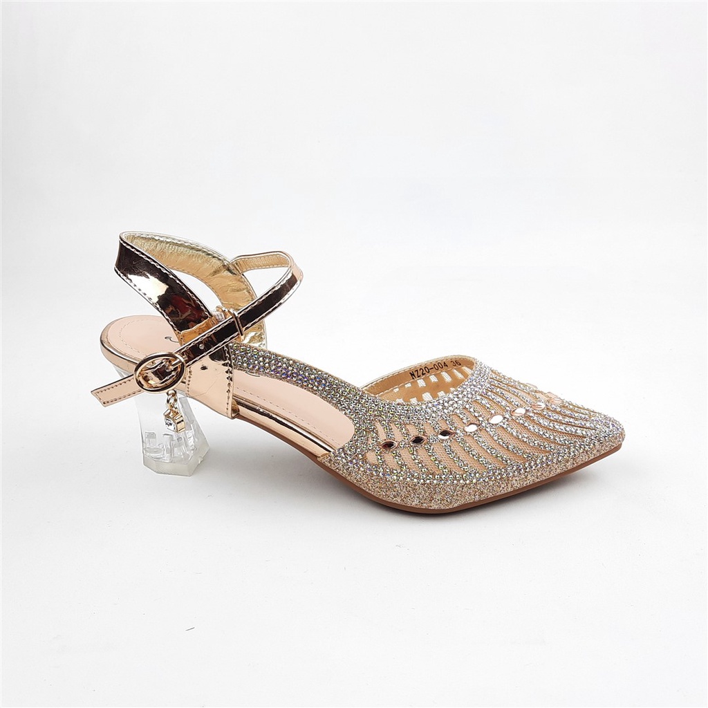 Sandal sepatu wanita hak tinggi 5cm Alea kae NZ.20.004 36-41