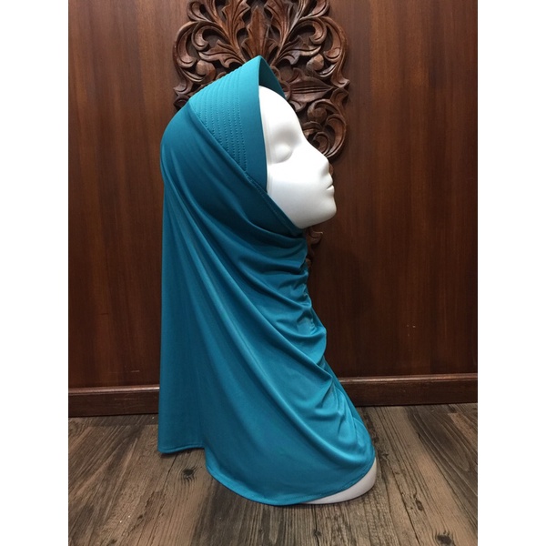 Hijab Sport Linear. Bergo Pendek, Bergo Sekolah-3