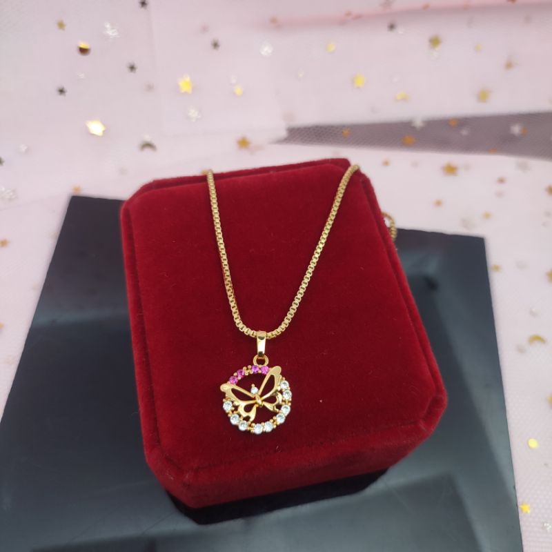 kalung Xuping anti karat dewasa panjang 45 cm rantai italy