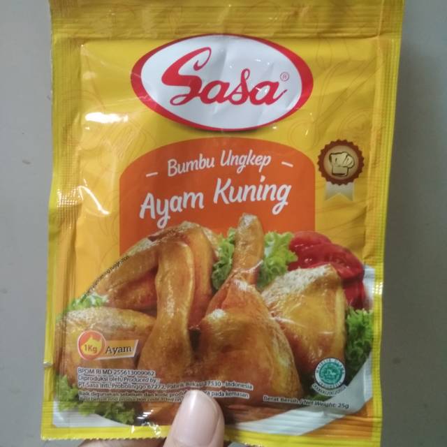 

Bumbu ungkep ayam kuning Sasa 25gram