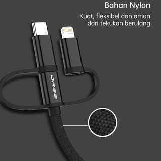 OASE USB Charging Cabel DM-C1 Kabel Data Fast Charging 3 in 1 Original - Garansi Resmi