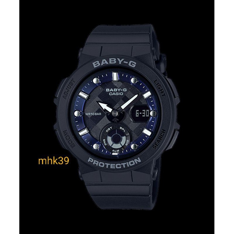 JAM CASIO BABY.G BABY-G BGA250 BGA-250-1A ORIGINAL