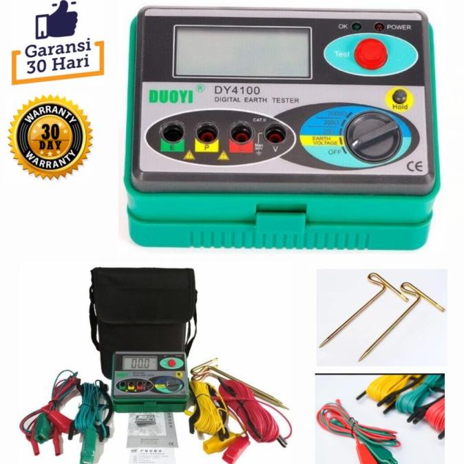 Digital Earth Tester Gronding DY 4100 Megger Earth Tester