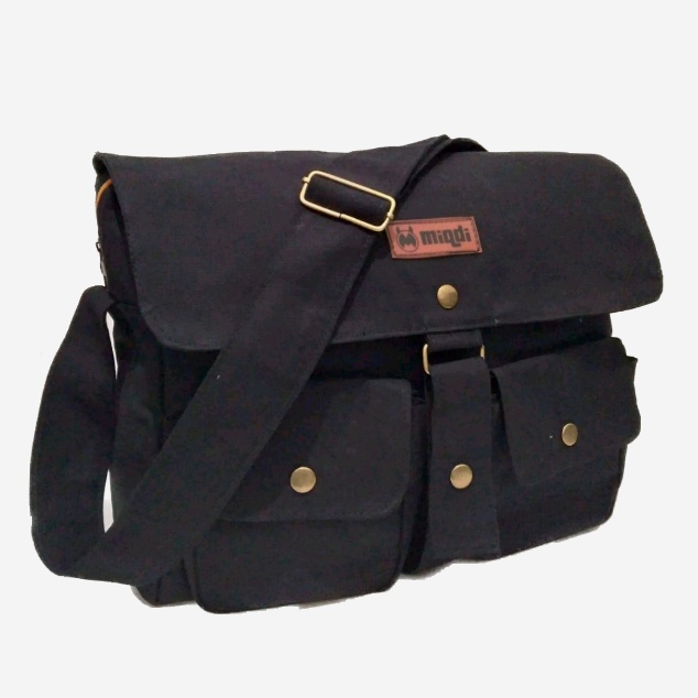 Tas Kanvas Tas Selempang Kanvas Tas Messenger Tas Hangout Tas Sekolah Tas Kuliah Sling Bag