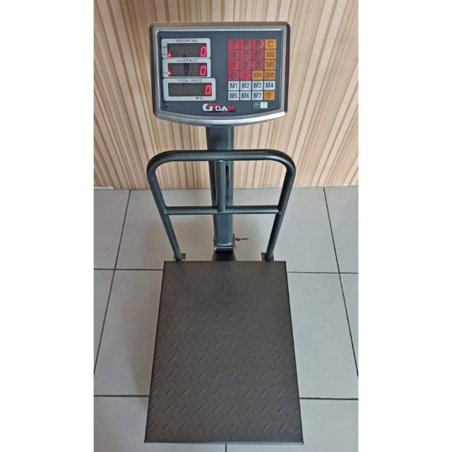 Timbangan 150kg digital merk GIGAN 2layar seperti hp original