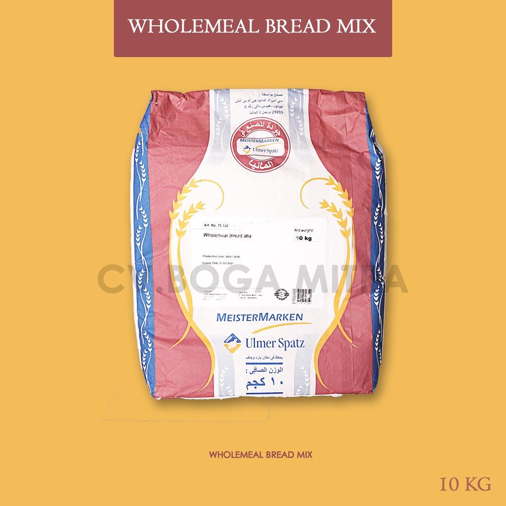 

TEPUNG ROTI - WHOLEMEAL BREAD MIX - ( ECERAN ) 1 KG