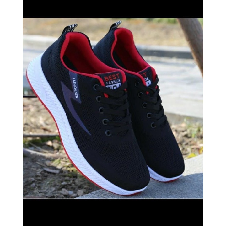 Sepatu Sneakers Kanvas Pria Casual Import Sport Best Fashion